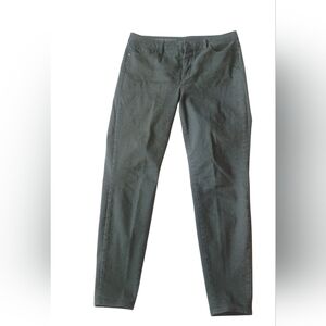 Talbots Olive Green Flawless Cropped Jeggings SZ 10